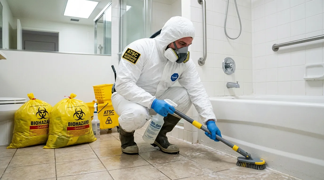 Decontamination equipment deployed for Blood Cleanup in Walker Mill